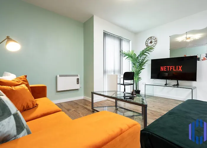 Free Parking - Immaculate 1Bd Flat - Salford Quays